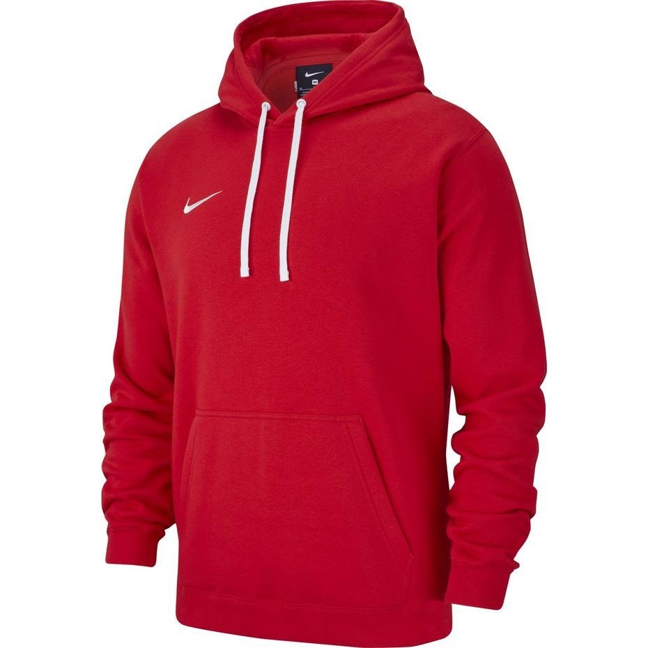 nike red fleece hoodie