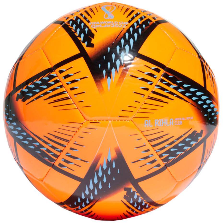 Piłka Nożna Adidas Al Rihla Club Ball Pomarańczowa H57803 