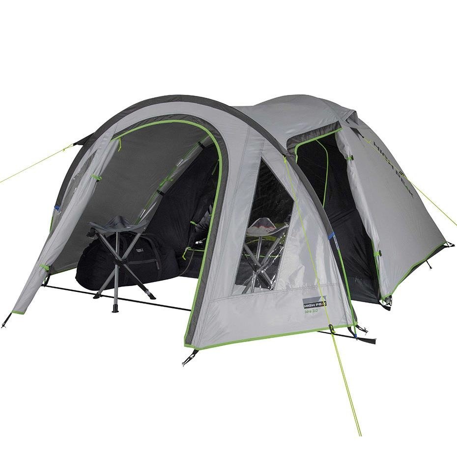 Tent High Peak Kira 4 light gray 10373 4 beds and two entrances. | TOURISM  \ Tents | - Zoltan Sport