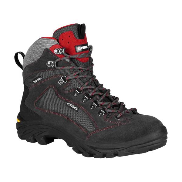 Buty trekkingowe Alpinus Dragon High Tactical grafitowo-czerwone GR43305