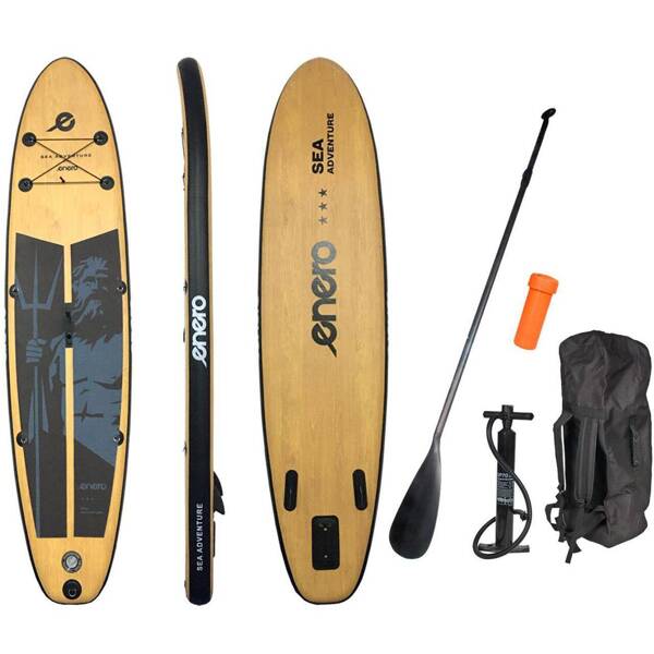 Deska Sup dmuchana Neptun Wooden Enero 145 kg 320x76x15 cm 1039473