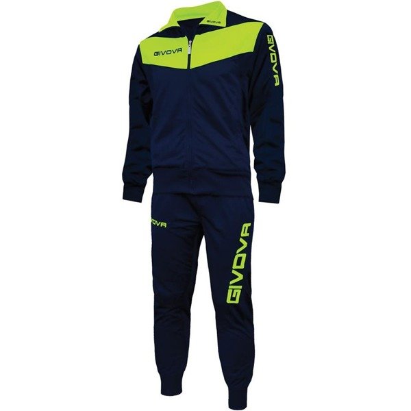 Dres Givova Tuta Visa Fluo granatowo-żółty TR018F 0419