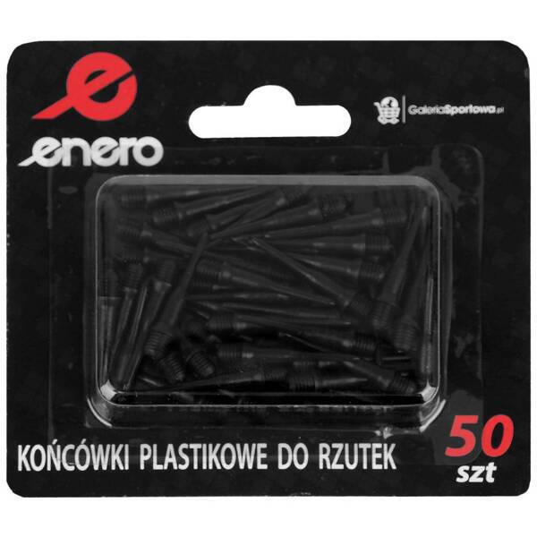 Końcówki dart do rzutek plastikowe spare Enero 50 szt. czarne 1041728