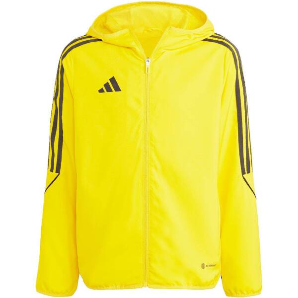 Kurtka dla dzieci adidas Tiro 23 League Windbreaker żółta IA1622