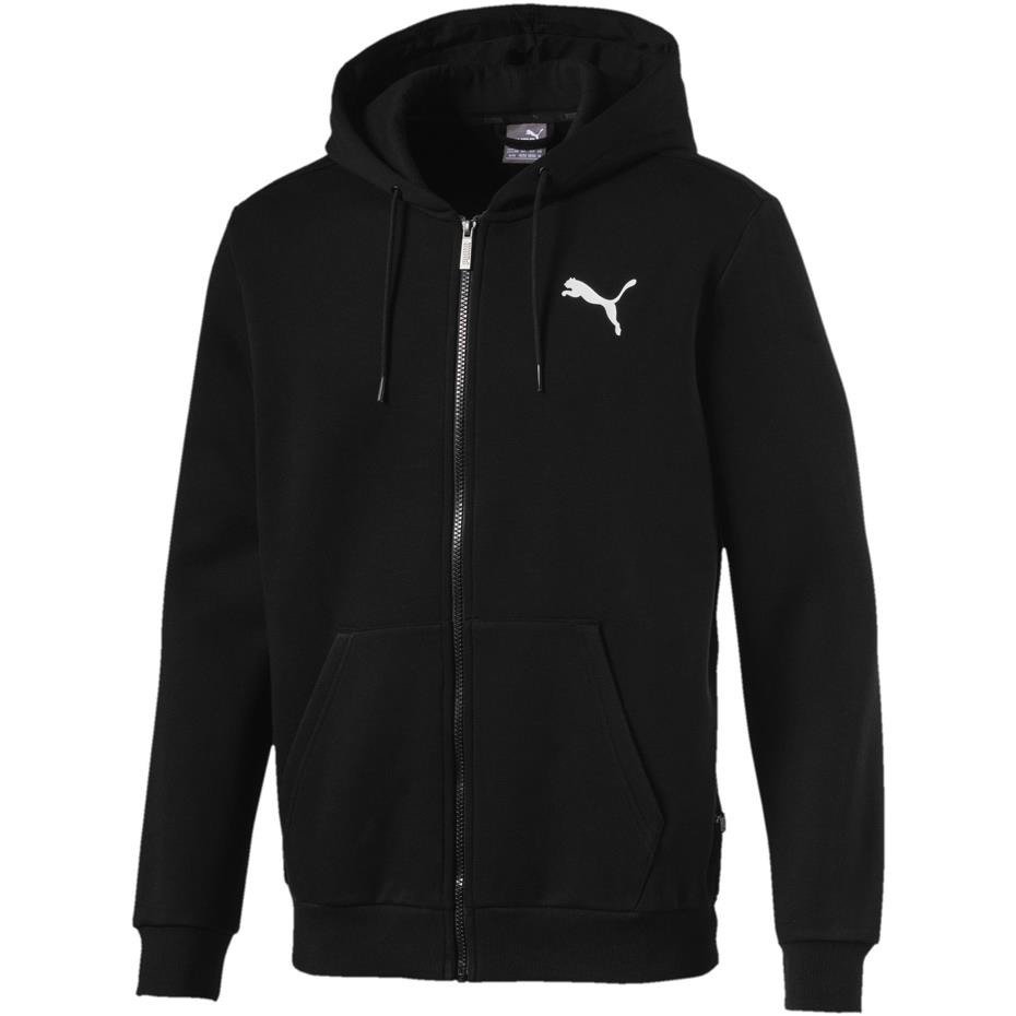 Bluza Męska Puma Essentials Full Zip Hoody Fleece Czarna 851763 21 ...