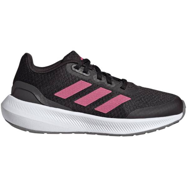 Buty dla dzieci adidas RunFalcon 3 Sport Running Lace czarno-różowe HP5838