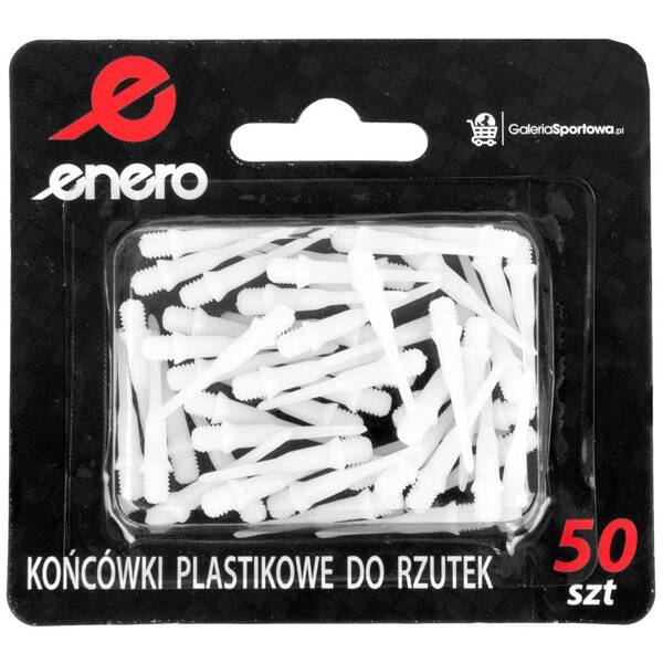 Końcówki dart do rzutek plastikowe spare Enero 50 szt. białe 336142