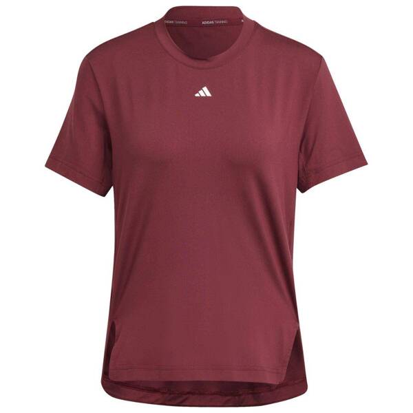 Koszulka damska adidas Versatile Tee bordowa IL1365